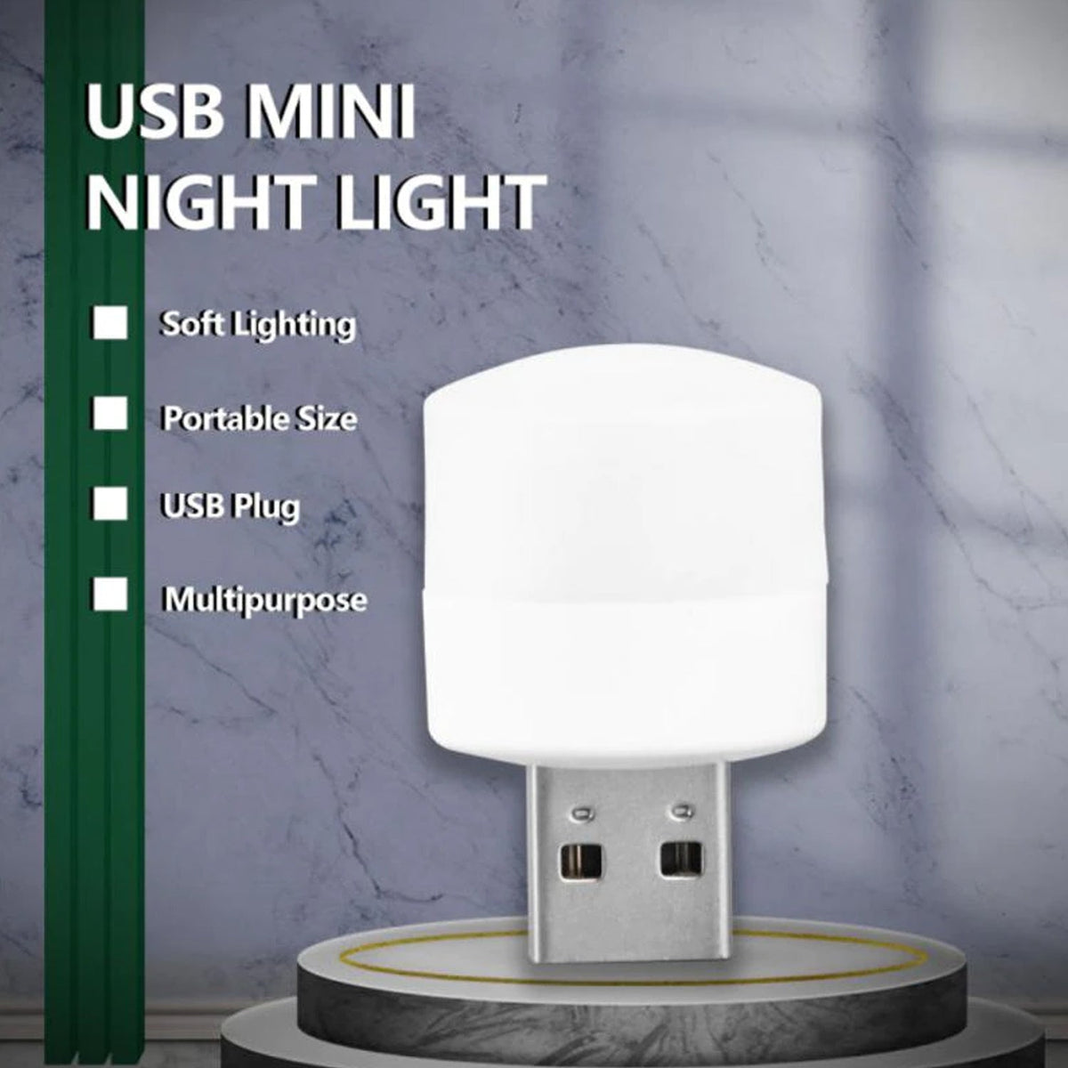 USB LED Night Light – Portable Plug-in Lamp for Laptop & PC | Indo Glow