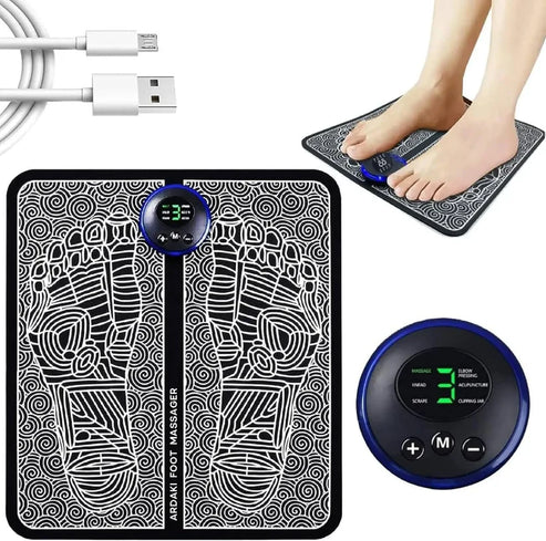 The Bharatβ’ EMS Foot Massager - Premium Wireless Therapist with 8 Modes and 19 Intensity Levels