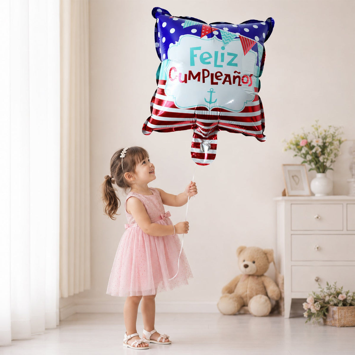 Feliz Cumpleaños Foil Balloon – Vibrant Birthday Decor