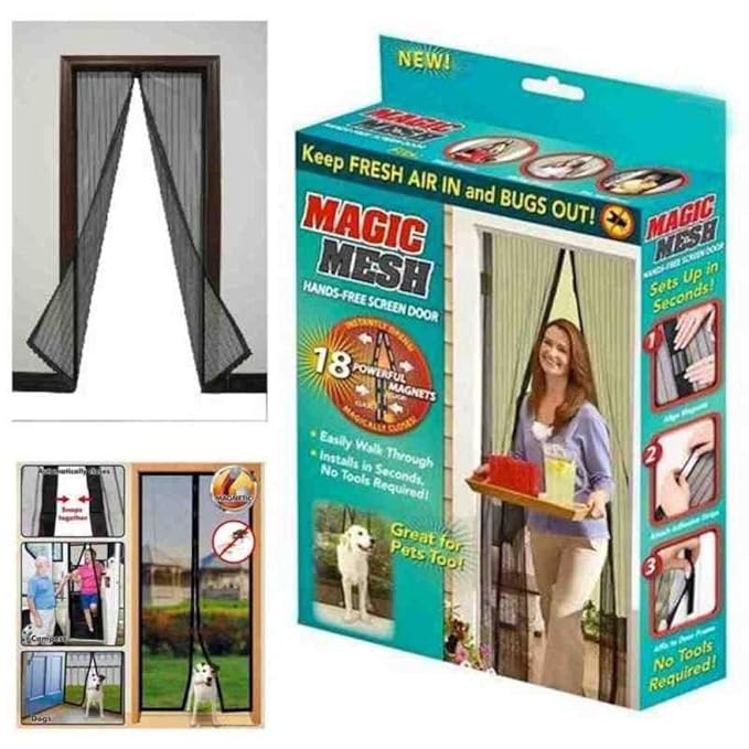 Insect-Free Home™ – Total Mosquito & Insect Protection Combo (USB UV Zapper + Magnetic Door Net) – Dengue & Malaria Defense Kit