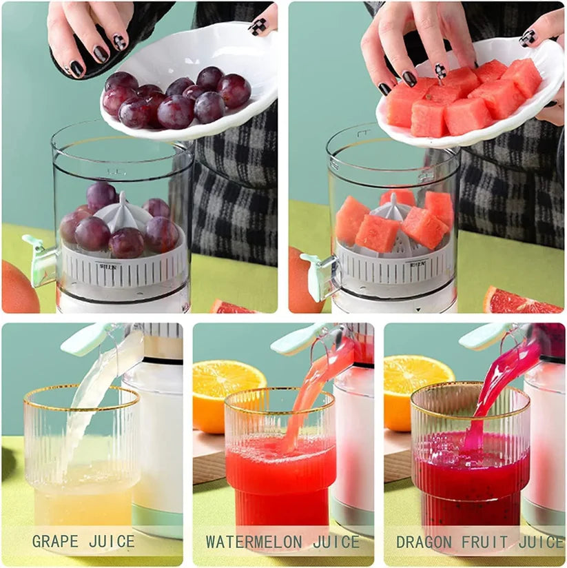 The Bharat ZestPro™ Citrus Press — USB Rechargeable Juicer for Effortless, On-the-Go Freshness