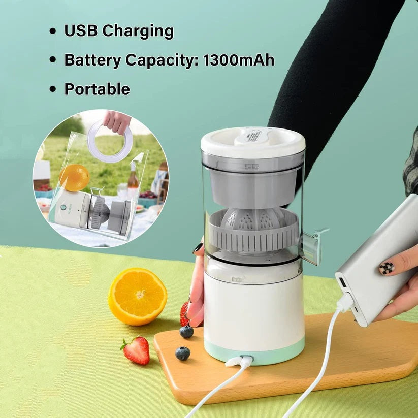 The Bharat ZestPro™ Citrus Press — USB Rechargeable Juicer for Effortless, On-the-Go Freshness