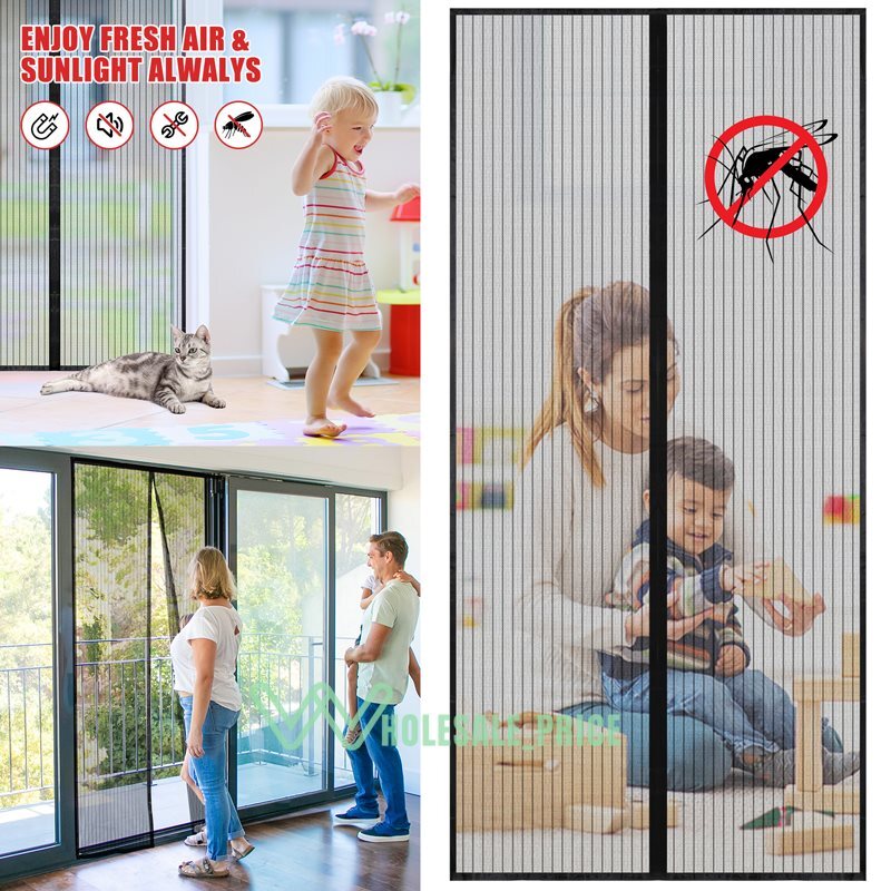 Insect-Free Home™ – Total Mosquito & Insect Protection Combo (USB UV Zapper + Magnetic Door Net) – Dengue & Malaria Defense Kit