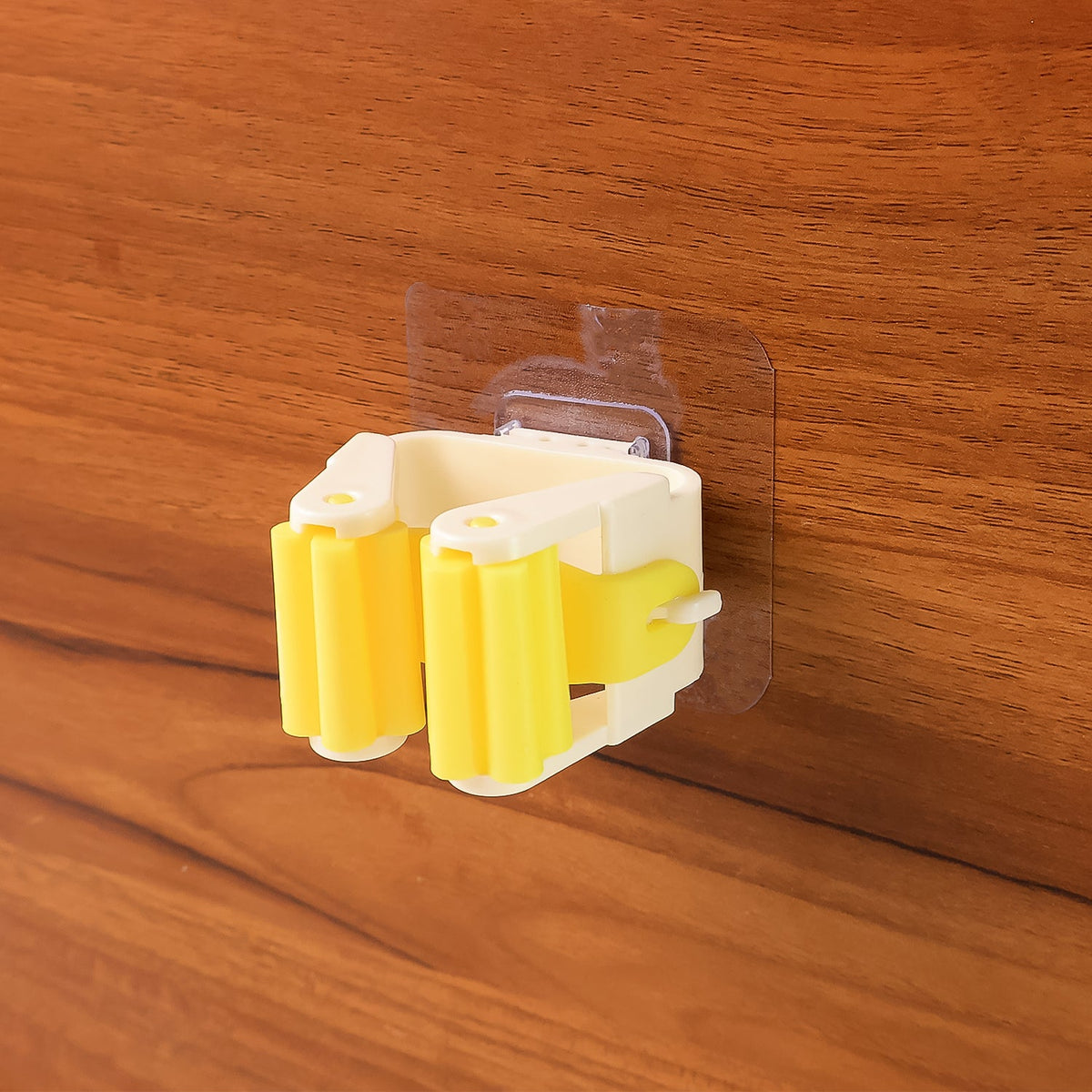 Self-Adhesive Mop Holder – Wall Mount Broom Organizer | Storenzo