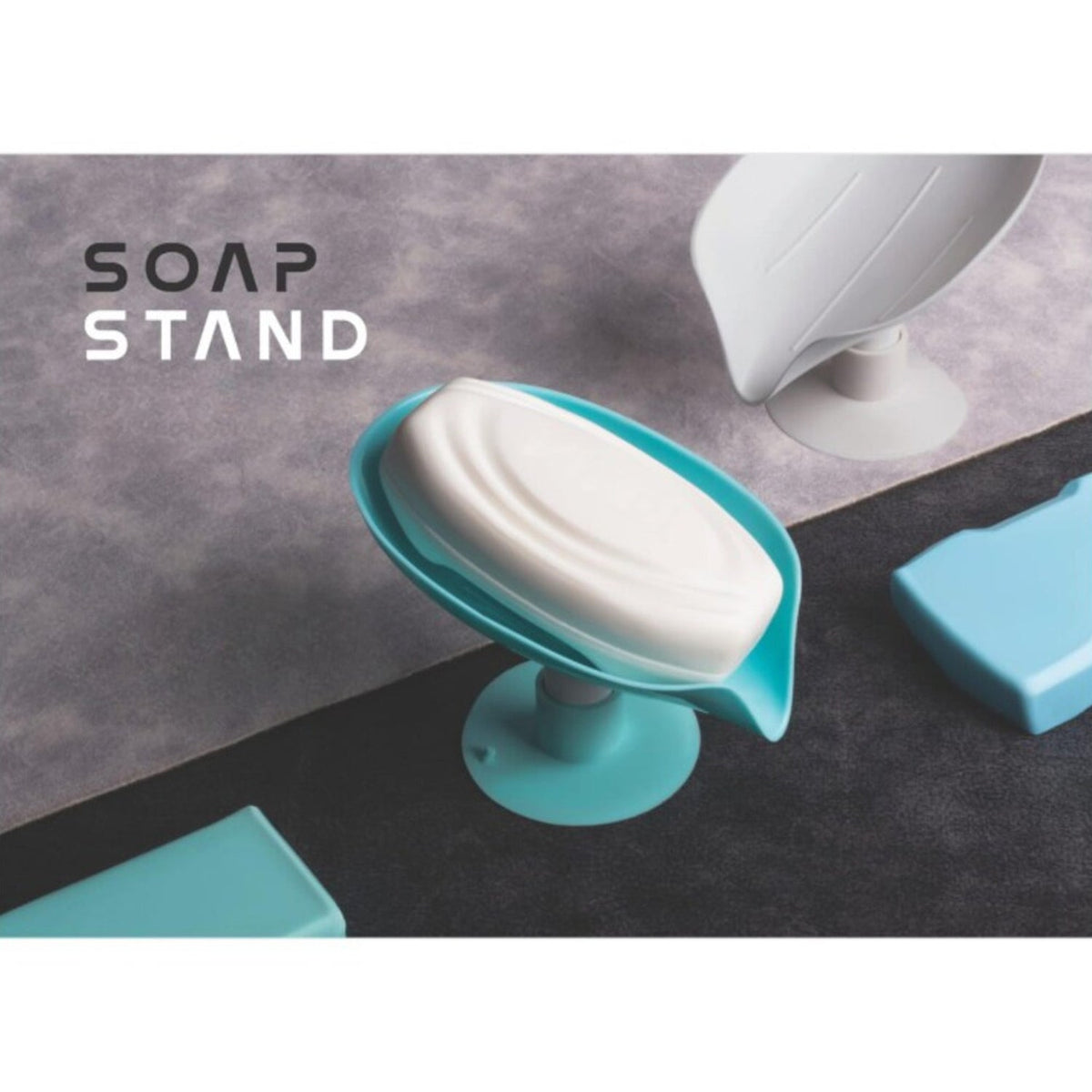 Self Draining Soap Dish – Suction Cup Holder | VelvetBubbles