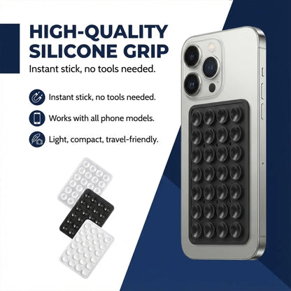 Suction Phone Holder Mount – Silicone Grip, Mix Colors | Gambit