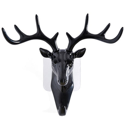 Deer Head Wall Hook – Self-Adhesive & Decorative | Styleva