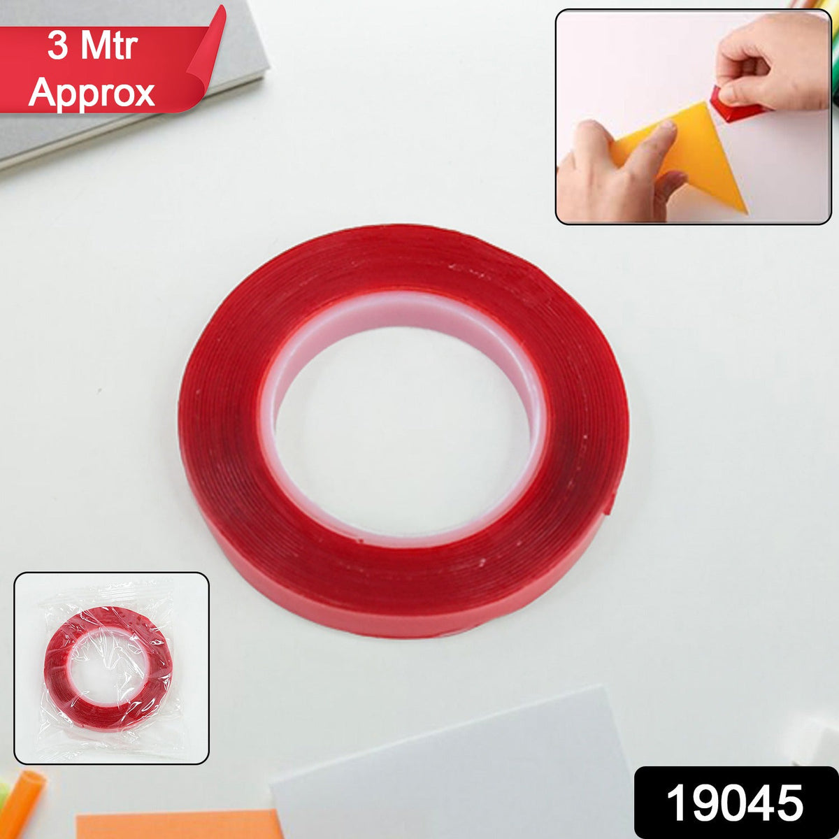 Acrylic Foam Mounting Tape – Heavy Duty Transparent 3 Meters