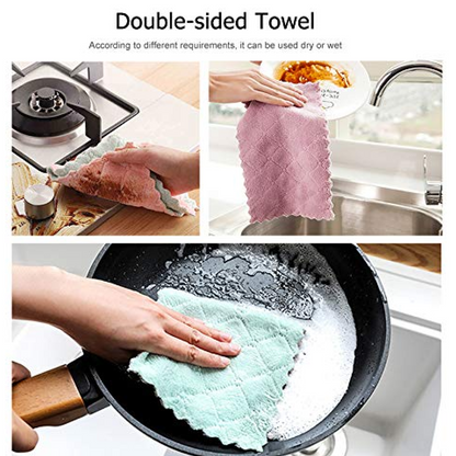 Kitchen Cleaning Towel – Highly Absorbent & Durable | Velvet Wipe