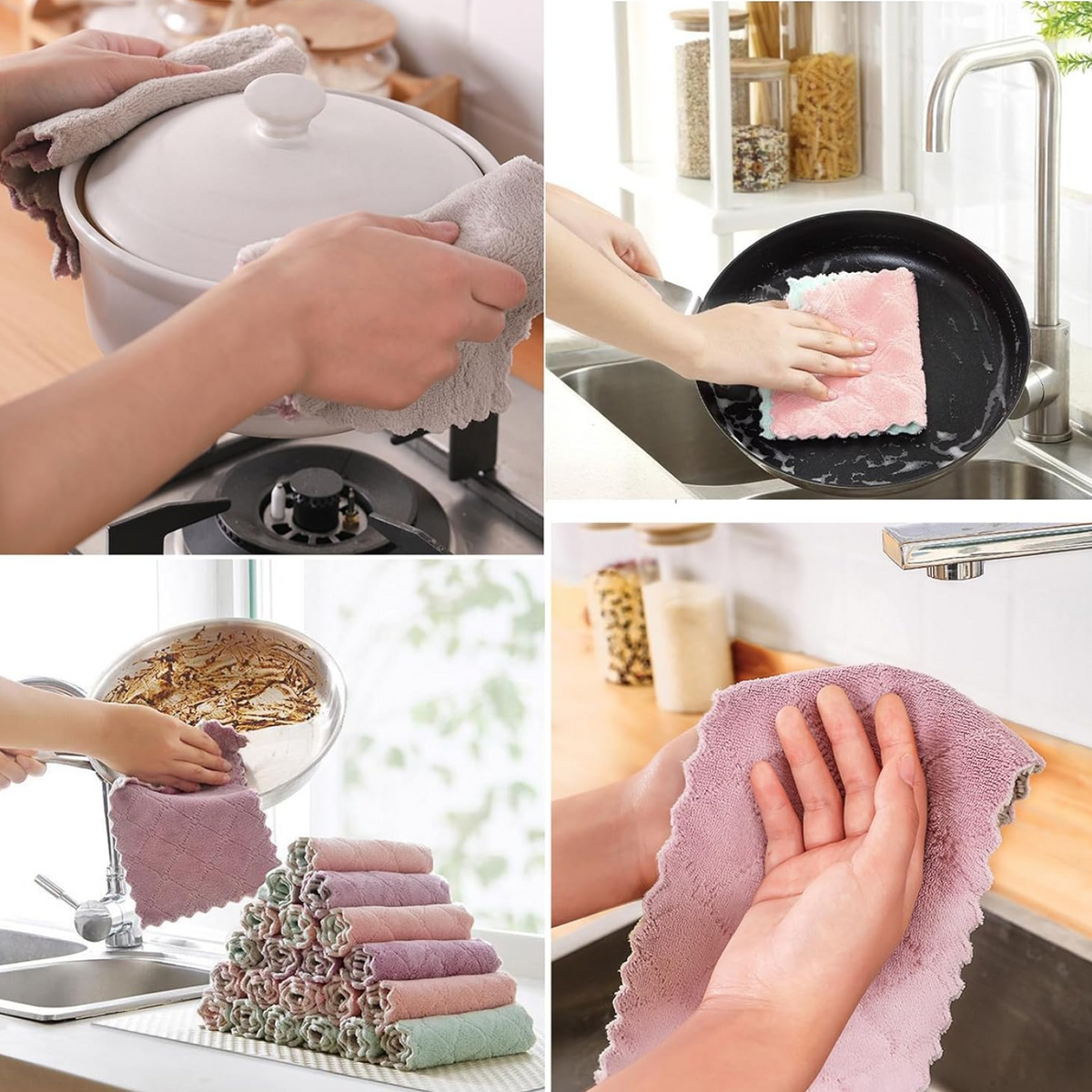 Kitchen Cleaning Towel – Highly Absorbent & Durable | Velvet Wipe
