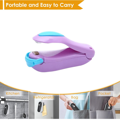 Mini Heat Sealer – Portable Food Bag Sealing Machine | XcelCraft