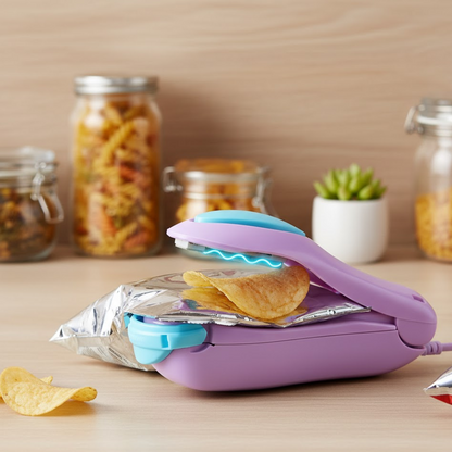 Mini Heat Sealer – Portable Food Bag Sealing Machine | XcelCraft