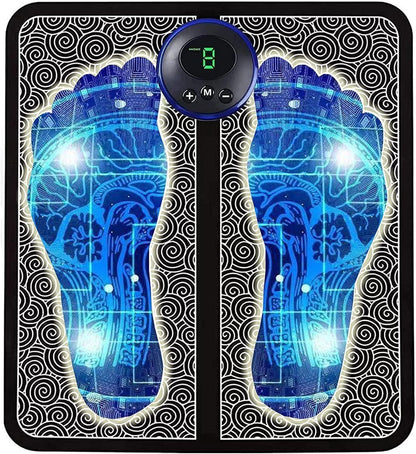 The Bharat™ EMS Foot Massager - Premium Wireless Therapist with 8 Modes and 19 Intensity Levels