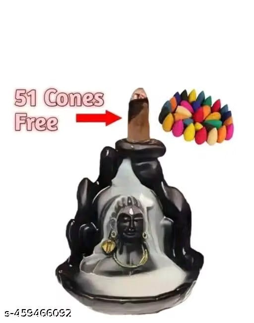 Lord Adiyogi, Mahadev, Shiv Adi Shankara | Backflow Cone