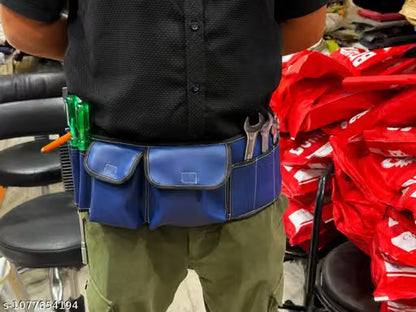 leather finish Adjustable Waist Tool Belt 28 inch for Electrician