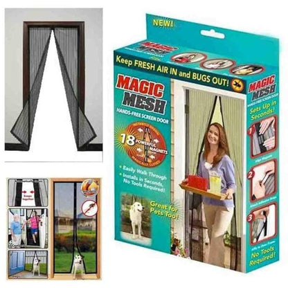 Insect-Free Home™ – Total Mosquito & Insect Protection Combo (USB UV Zapper + Magnetic Door Net) – Dengue & Malaria Defense Kit