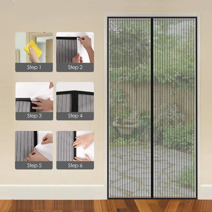 Insect-Free Home™ – Total Mosquito & Insect Protection Combo (USB UV Zapper + Magnetic Door Net) – Dengue & Malaria Defense Kit