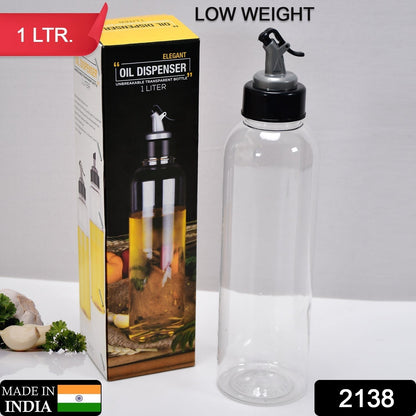 Oil Dispenser 1L – Clear Drip-Free Plastic Bottle | Vastate
