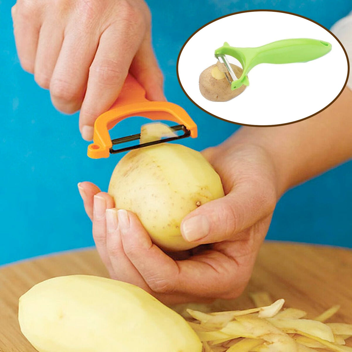 Vegetable Peeler – Sharp Stainless Steel Y-Shape for Fruits & Veggies | Quickslice