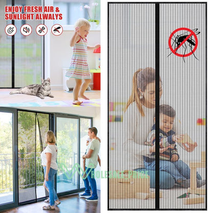 Insect-Free Home™ – Total Mosquito & Insect Protection Combo (USB UV Zapper + Magnetic Door Net) – Dengue & Malaria Defense Kit