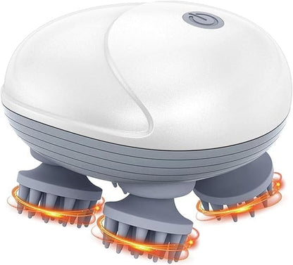 The Bharat HeadSpa™ | Blissful Head Massage Experience with 4 Smart Rotating Nodes & 96 Kneading Points - For Hair Growth, Relaxation & Stress Relief