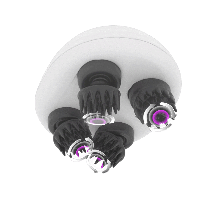 The Bharat HeadSpa™ | Blissful Head Massage Experience with 4 Smart Rotating Nodes & 96 Kneading Points - For Hair Growth, Relaxation & Stress Relief