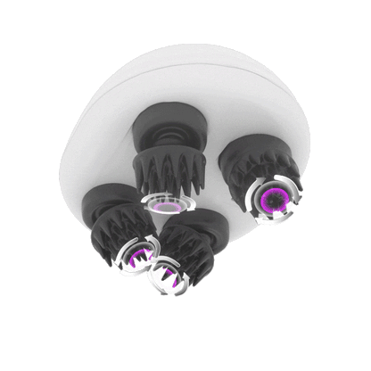 The Bharat HeadSpa™ | Blissful Head Massage Experience with 4 Smart Rotating Nodes & 96 Kneading Points - For Hair Growth, Relaxation & Stress Relief